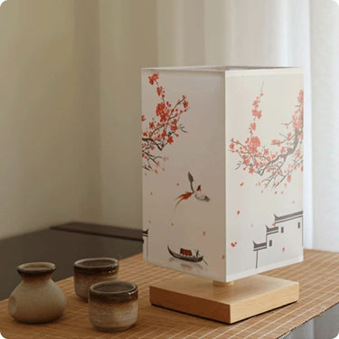 Lampe de chevet Japonaise-Lampe Veilleuse